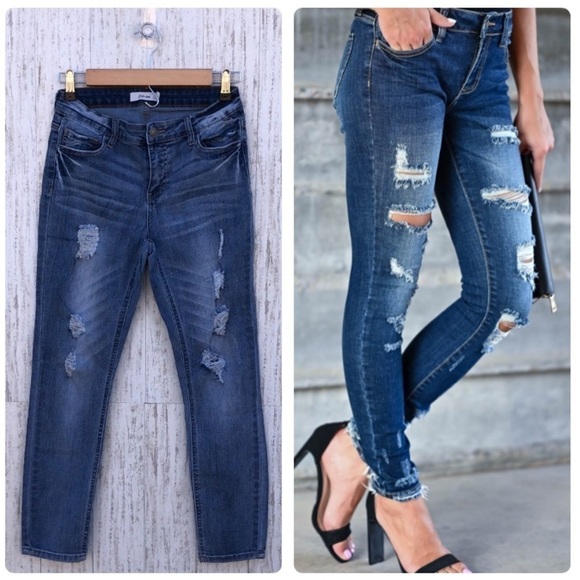 Cello Distressed Jeans | SIZE 7 - Picture 1 of 6